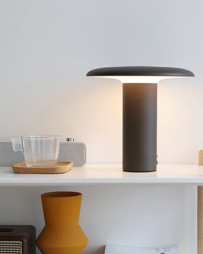 GlowStream – Elegant LED Table Lamp with USB Charging