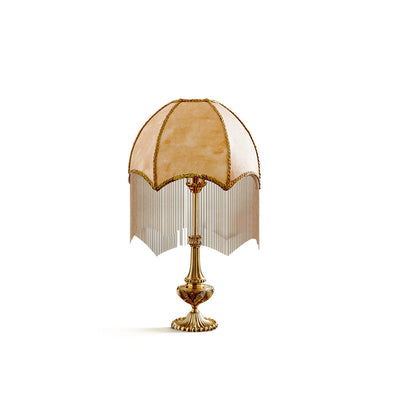 BeadFringe - Stylish Table Lamp with Tassels and Fine Beads