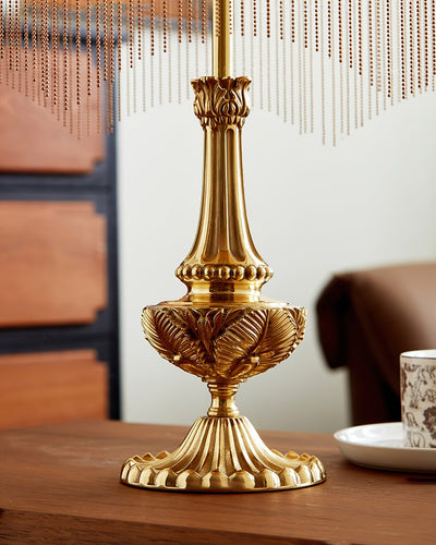 BeadFringe - Stylish Table Lamp with Tassels and Fine Beads