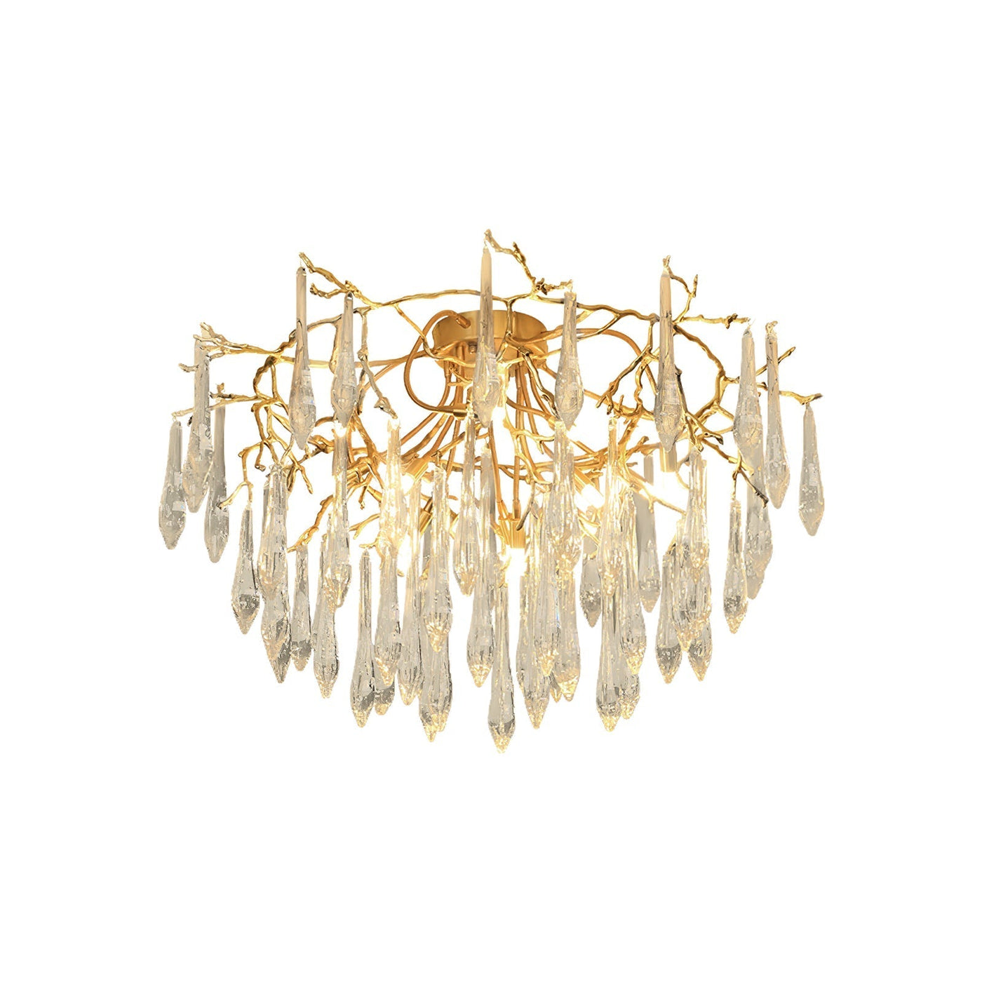 CrystalGlow - Ceiling Lamp with Radiant Droplet Crystals
