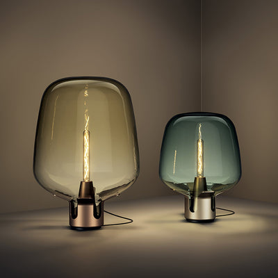 Luminous Glass - Elegant Table Lamp with Warm LED Glow