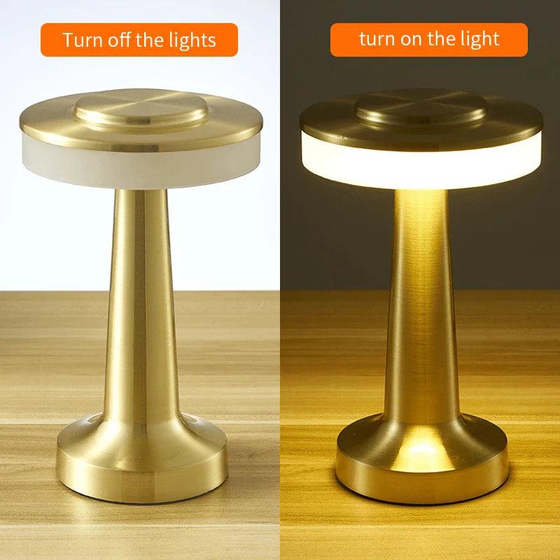 AuraMetal - Nordic-Inspired Table Lamp