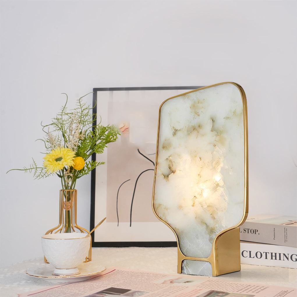 LumenAndreaGlow - Timeless Alabaster Lamp
