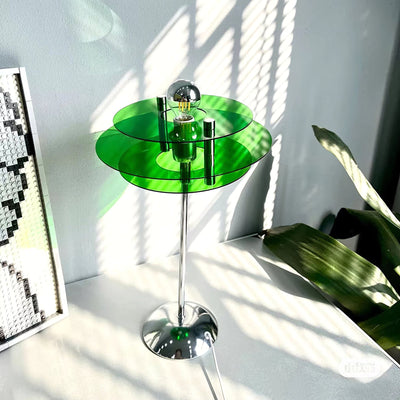 ReflectaLume – Stylish Geometric Table Lamp