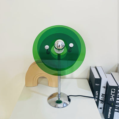 ReflectaLume – Stylish Geometric Table Lamp