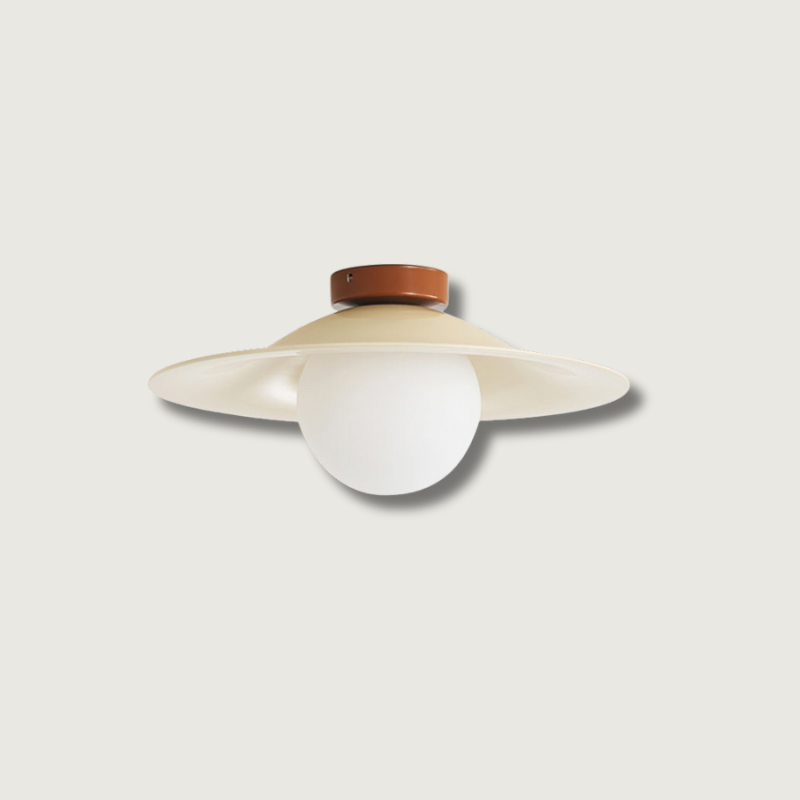 BezelAura - Ceiling Lamp with Luxe Details and Inviting Illumination