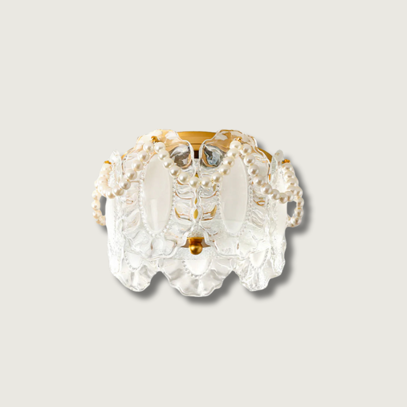 PetalAura - Ceiling Lamp with Soft Petal Features and Subtle Luxe Radiance