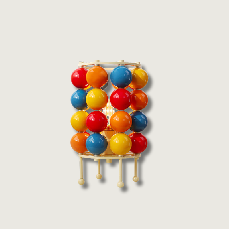 GlazeGlow - Table Lamp with Shiny Ball and Gentle Lighting