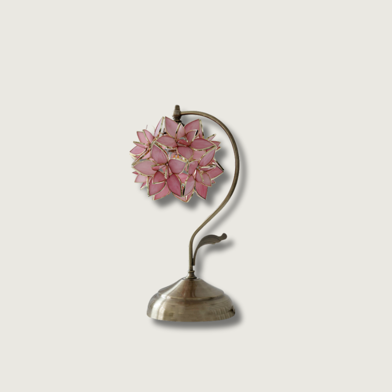 AuraLuxe - Capiz Table Lamp