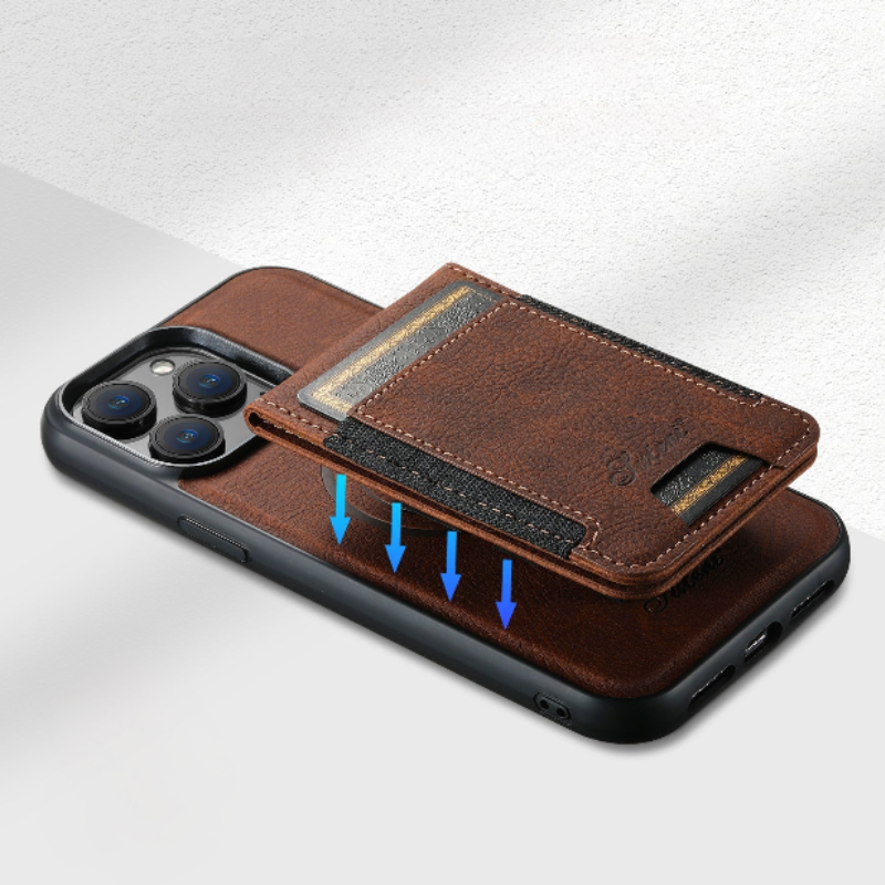EliteGuard - Stylish and Durable Luxury Phone Case with Built-in Card Holder