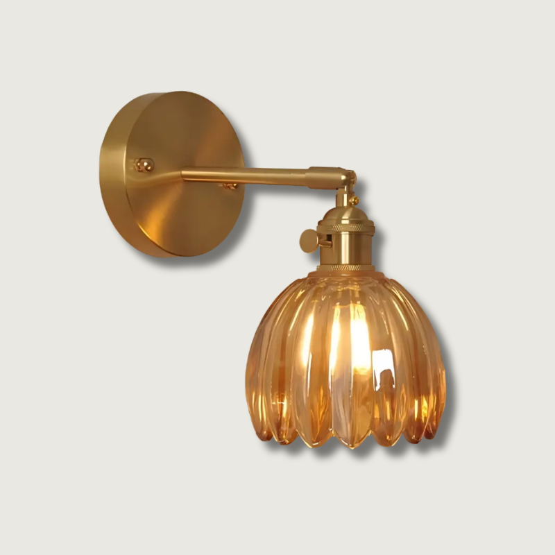 GlowForge - Stylish Wall Lamp with a Metallic Finish