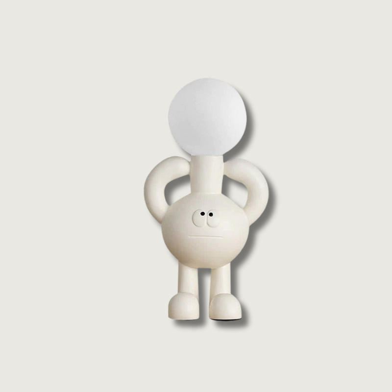 RoboLuxe - Table Lamp with Robot-Inspired Design and Cozy Illumination