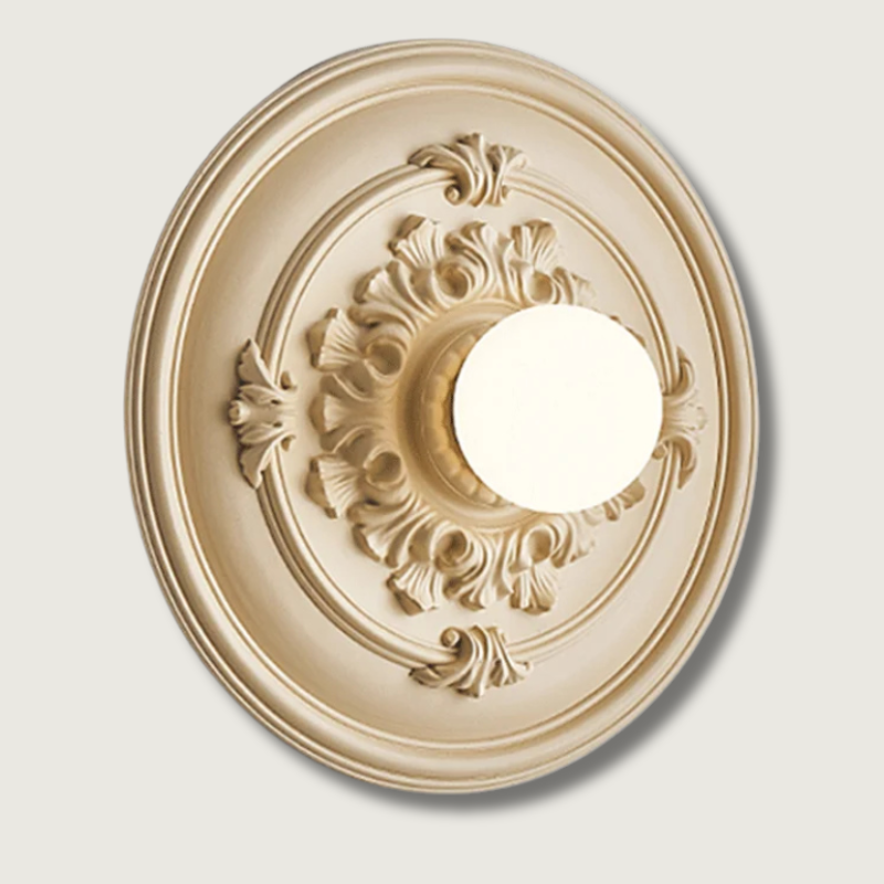 EpoqueBeam – Elegant French Round Wall Lamp for Retro Ambiance