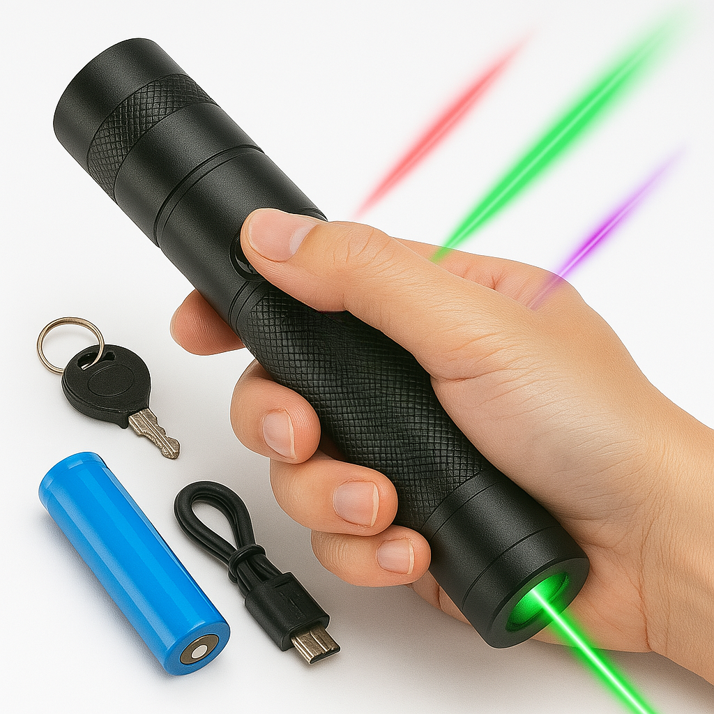 Laser Pointer Long Range Adjustable Aluminium