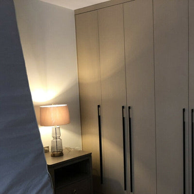 LuxAura – Elegant Metal and Glass Table Lamp