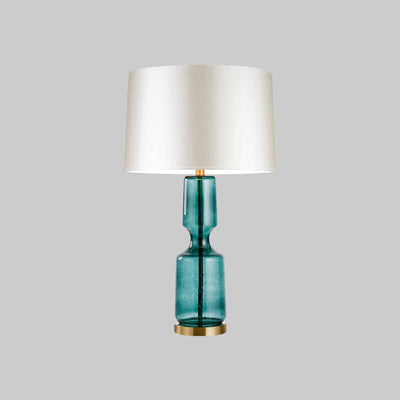 LuxAura – Elegant Metal and Glass Table Lamp