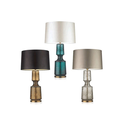 LuxAura – Elegant Metal and Glass Table Lamp