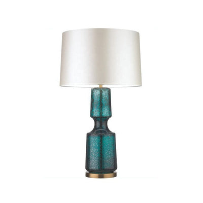 LuxAura – Elegant Metal and Glass Table Lamp