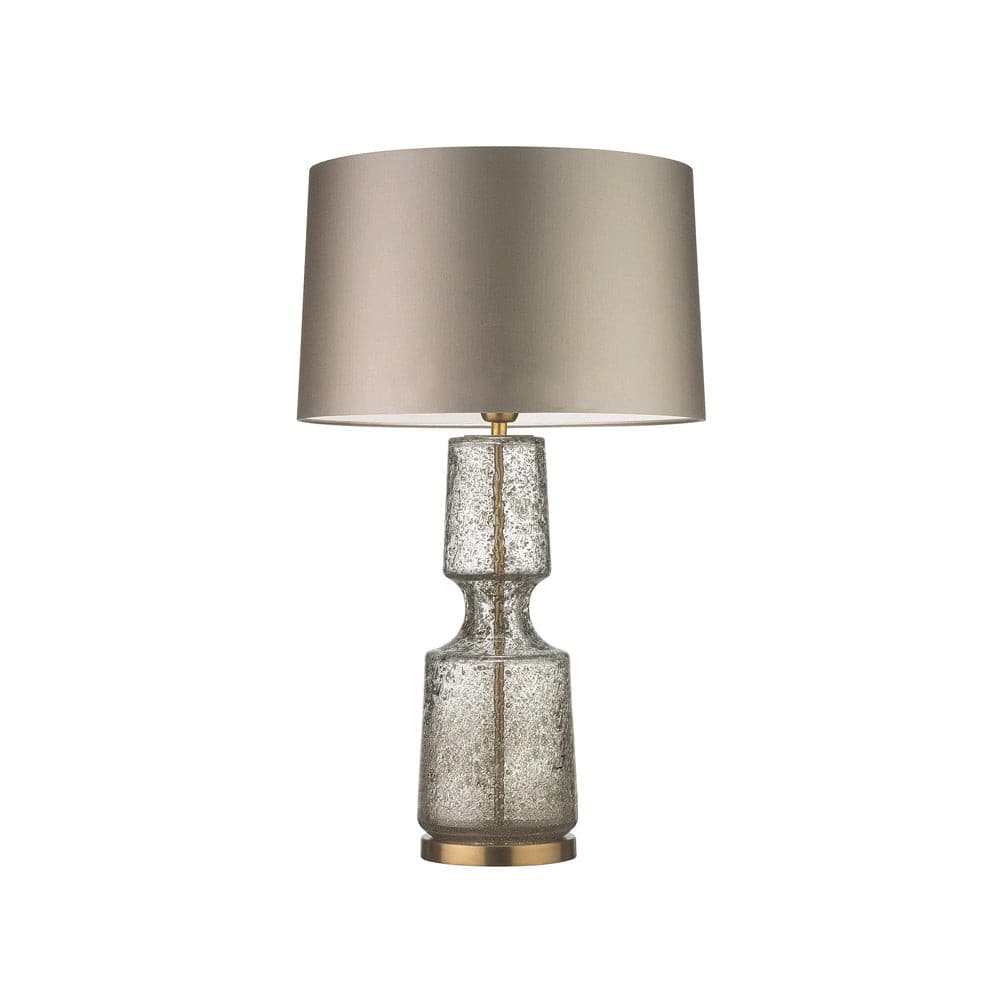 LuxAura – Elegant Metal and Glass Table Lamp