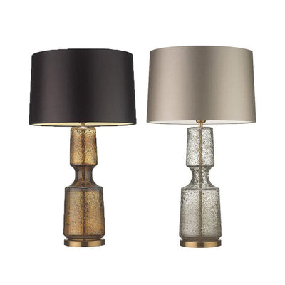 LuxAura – Elegant Metal and Glass Table Lamp
