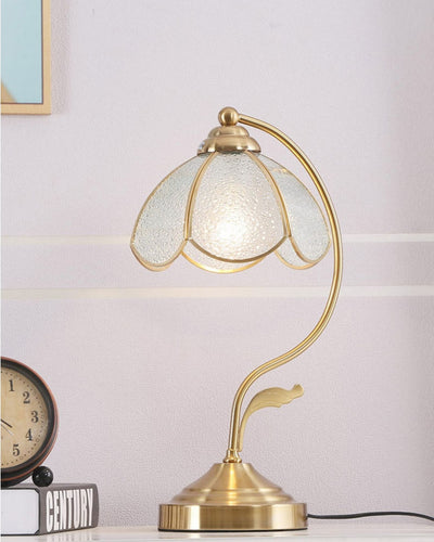 GlowPetal – Luxurious Floral Glass Table Lamp