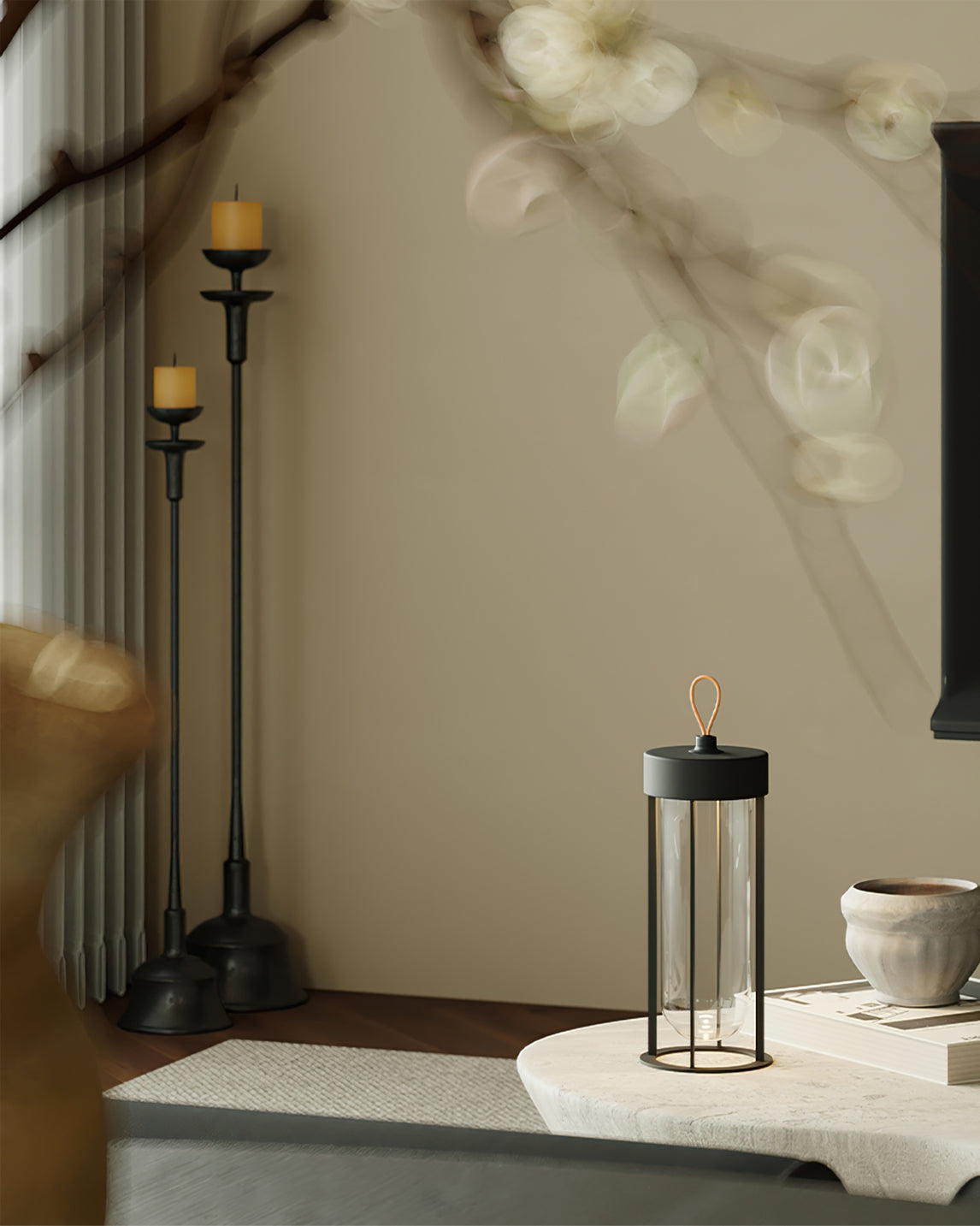 BrightFlow – Compact Dimmable LED Lamp