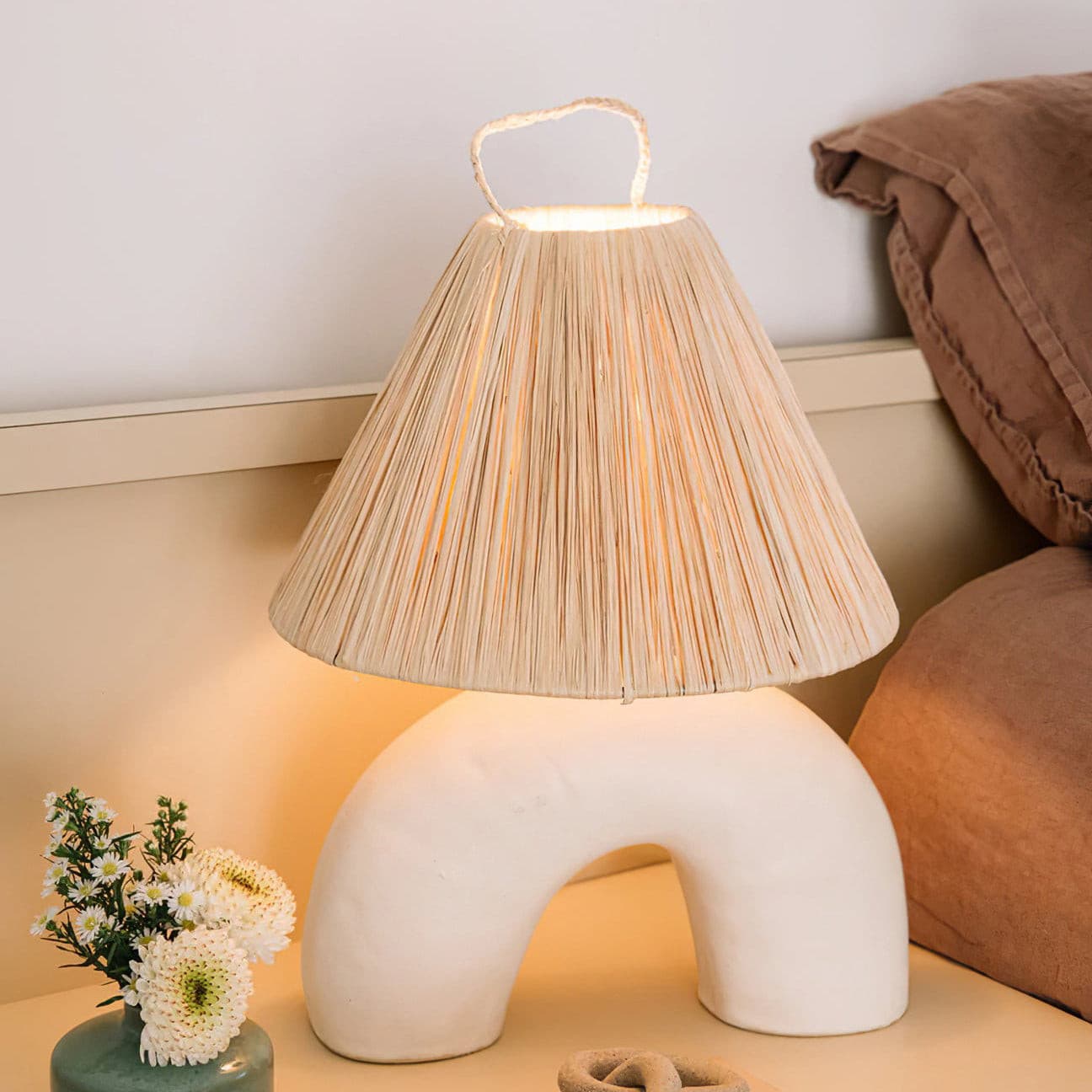 ElectraGlow - Contemporary Lamp with Powerful Base and Efficient Light