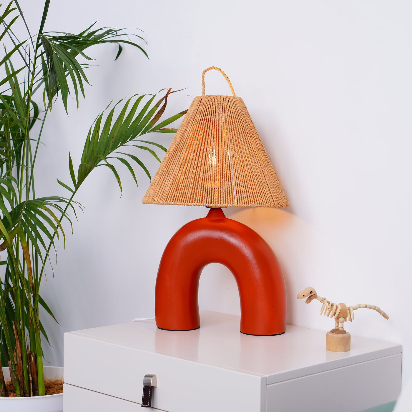 ElectraGlow - Contemporary Lamp with Powerful Base and Efficient Light