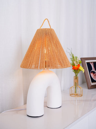 ElectraGlow - Contemporary Lamp with Powerful Base and Efficient Light