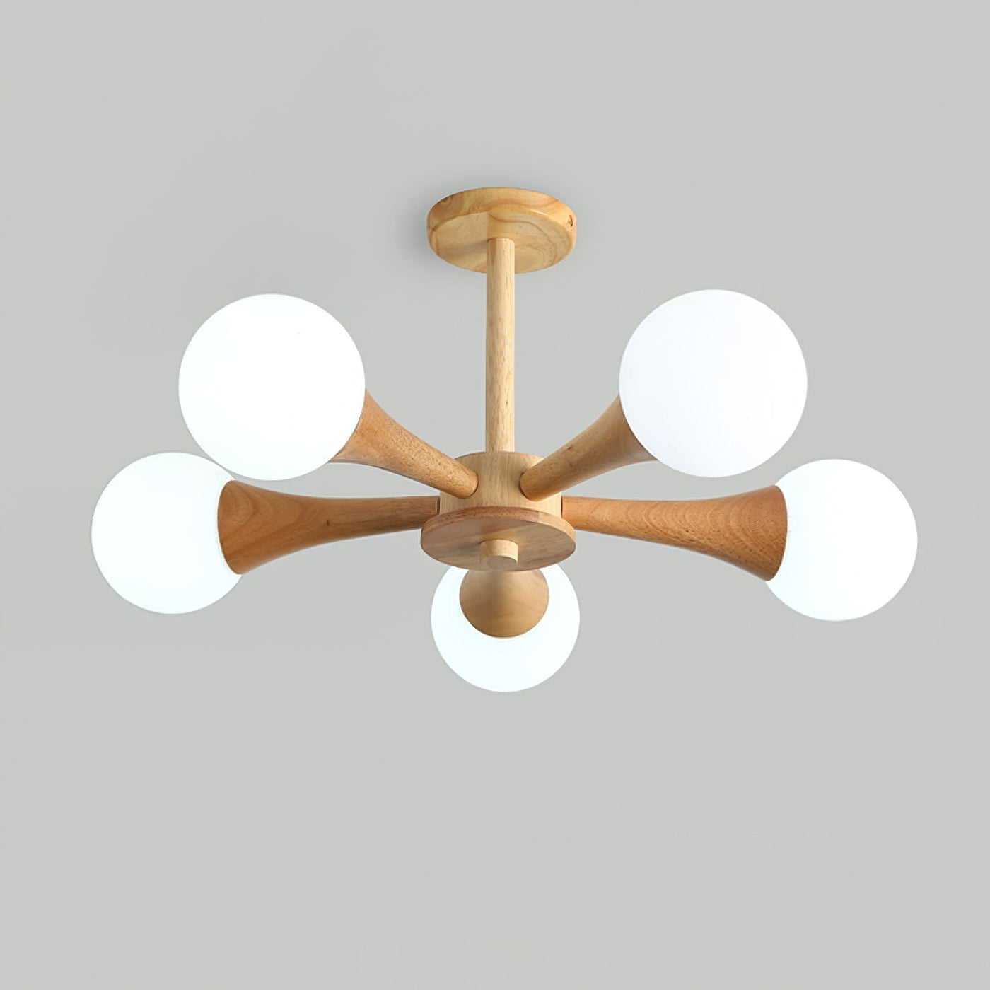 LunaBeam - Chic Wooden Ceiling Light