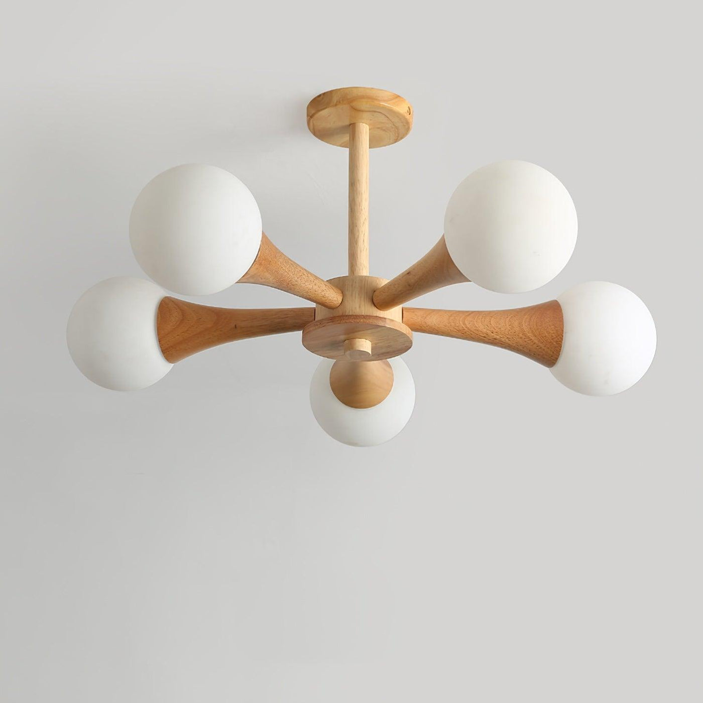 LunaBeam - Chic Wooden Ceiling Light
