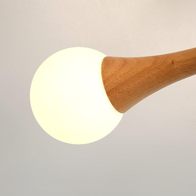 LunaBeam - Chic Wooden Ceiling Light