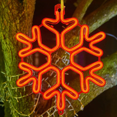 Elegant Snowflake LED Lights - Weather Resistant, Energy Efficient, Indoor/Outdoor Decor