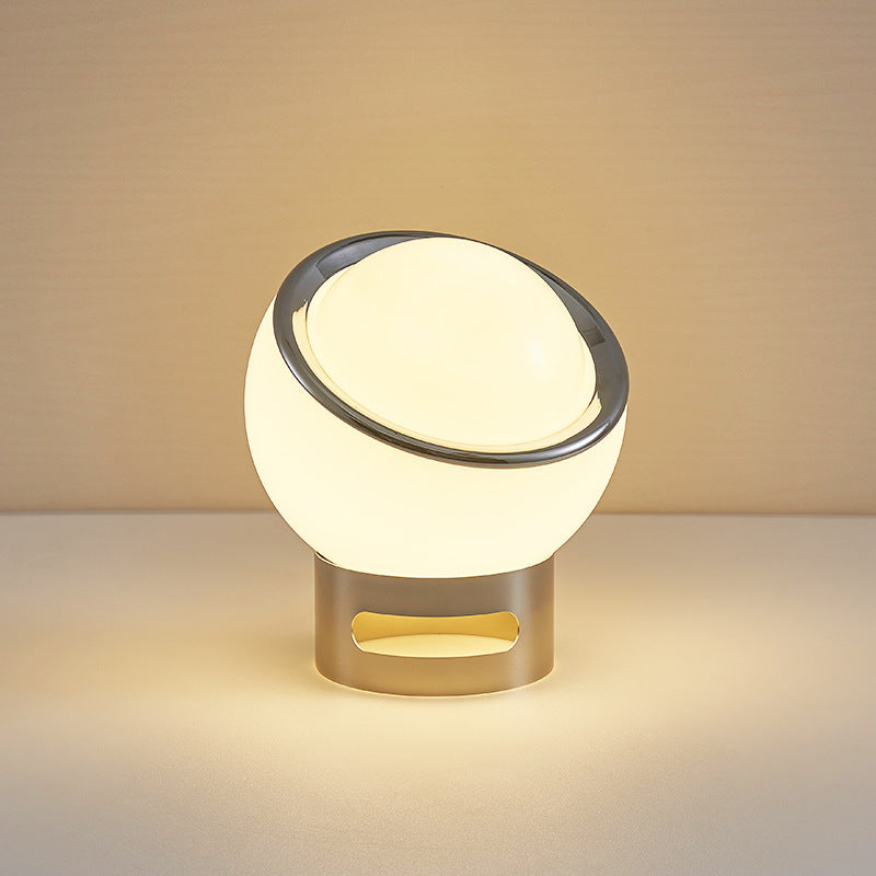 OpalGlow - French-Inspired Bauhaus Lamp