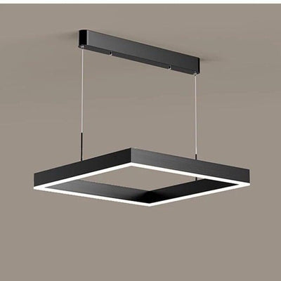 AuraGlow – Sleek LED Chandelier with Dimmable Feature
