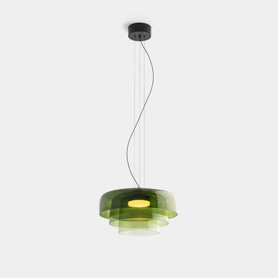 GlacialGlow - Nordic Glass Pendant Lamp