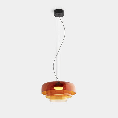 GlacialGlow - Nordic Glass Pendant Lamp