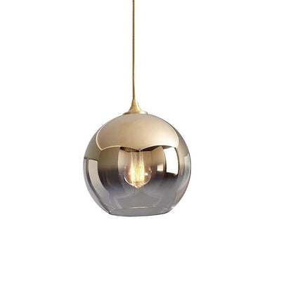 CrystalSphere - Elegant Glass Globe Ceiling Lamp