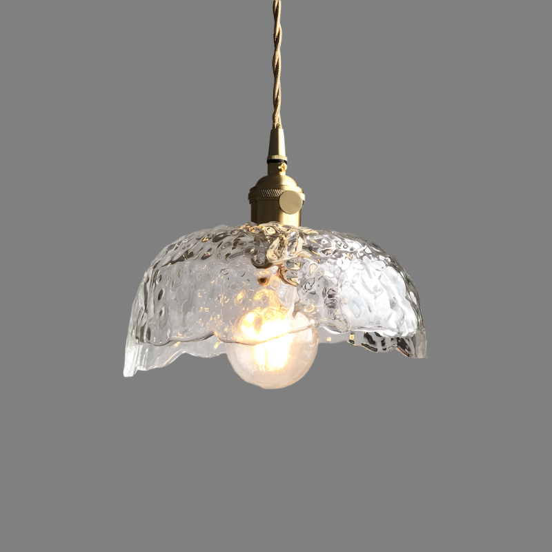 GlasTangle - Creatieve Messing Lamp