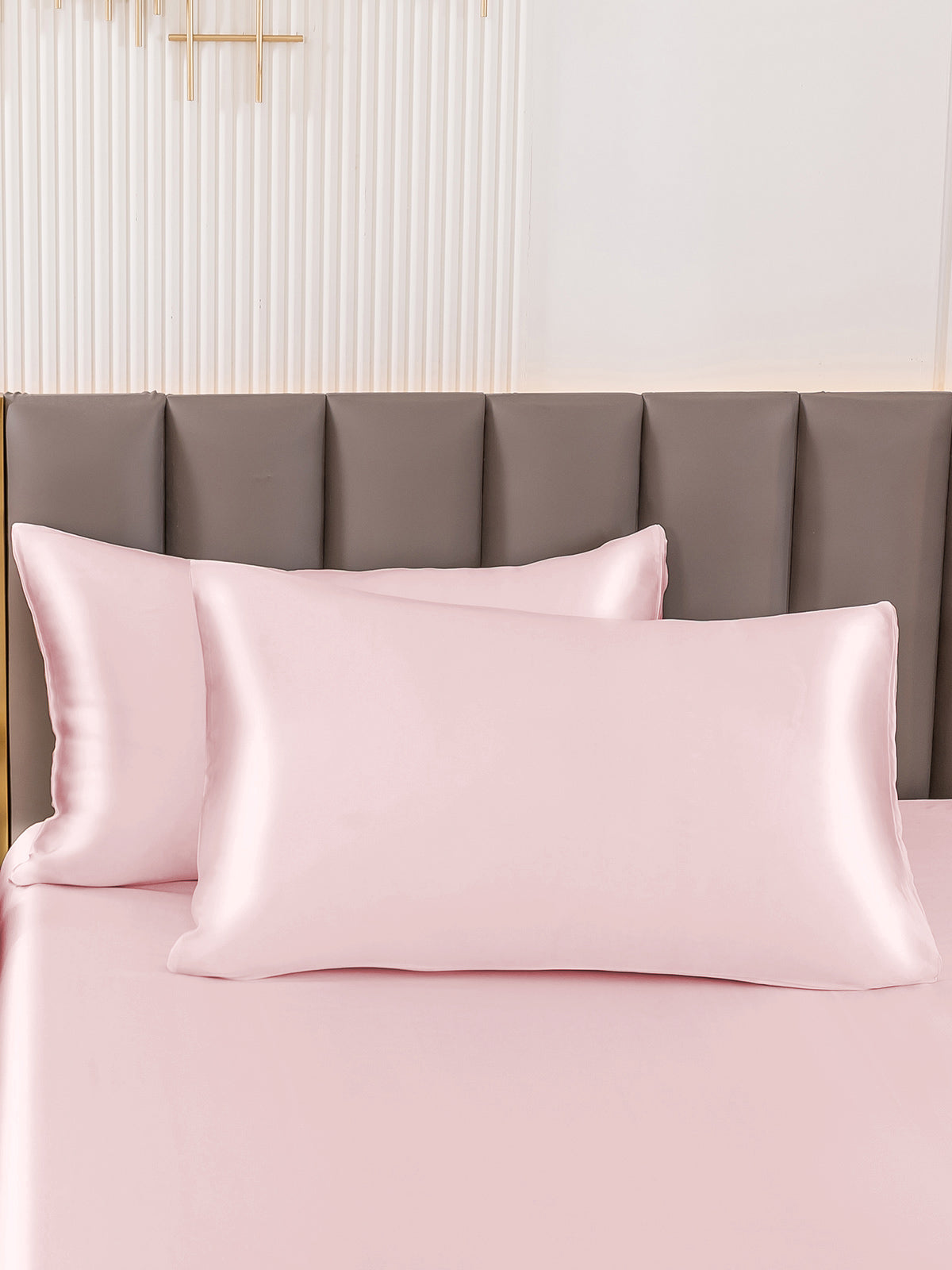 LuxeSilk Set - 30 Momme 100% Mulberry Silk Pillowcase Set (Hidden Zipper)