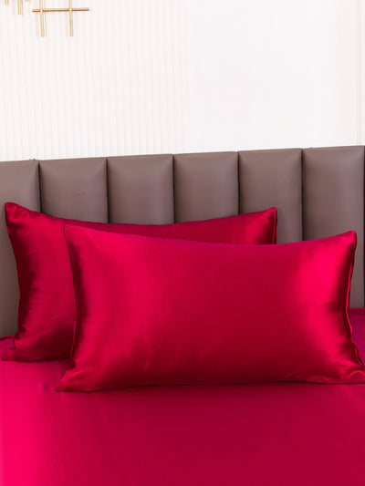 LuxeSilk Set - 30 Momme 100% Mulberry Silk Pillowcase Set (Hidden Zipper)