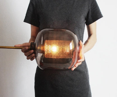 CrystalSavane - Modern Glass Pendant Light with Grace