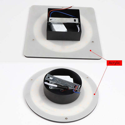 BlackAura – LED Wall Light for Garden & Hall
