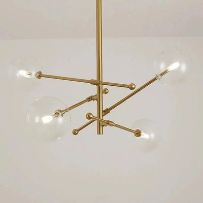 OpalShine – Sophisticated Glass Chandelier for Luxury Homes