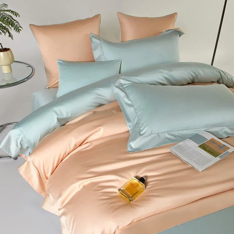 BlushingPeach - Egyptian Cotton Duvet Cover Set