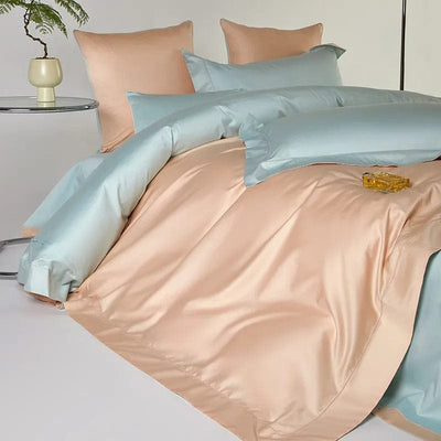 BlushingPeach - Egyptian Cotton Duvet Cover Set