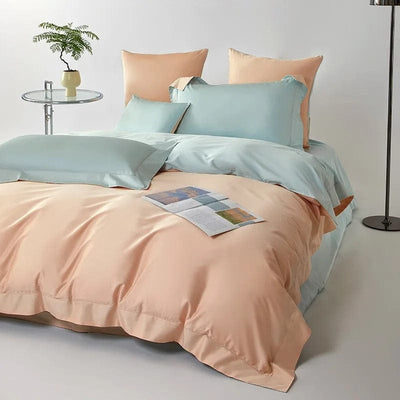 BlushingPeach - Egyptian Cotton Duvet Cover Set