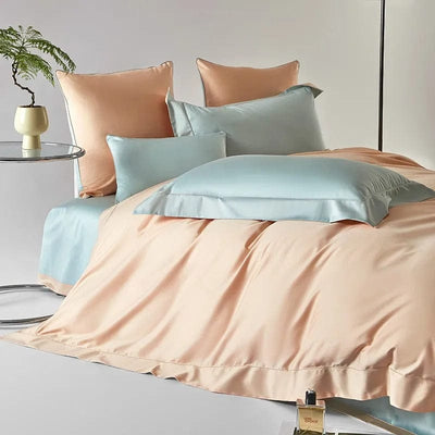 BlushingPeach - Egyptian Cotton Duvet Cover Set