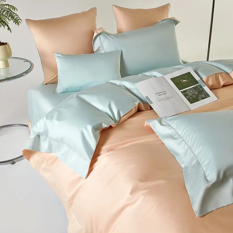 BlushingPeach - Egyptian Cotton Duvet Cover Set