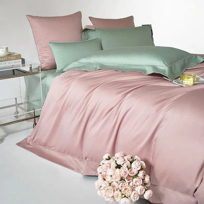 DuskyBlush - Egyptian Cotton Duvet Cover Set
